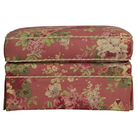 Skirted Accent Ottoman